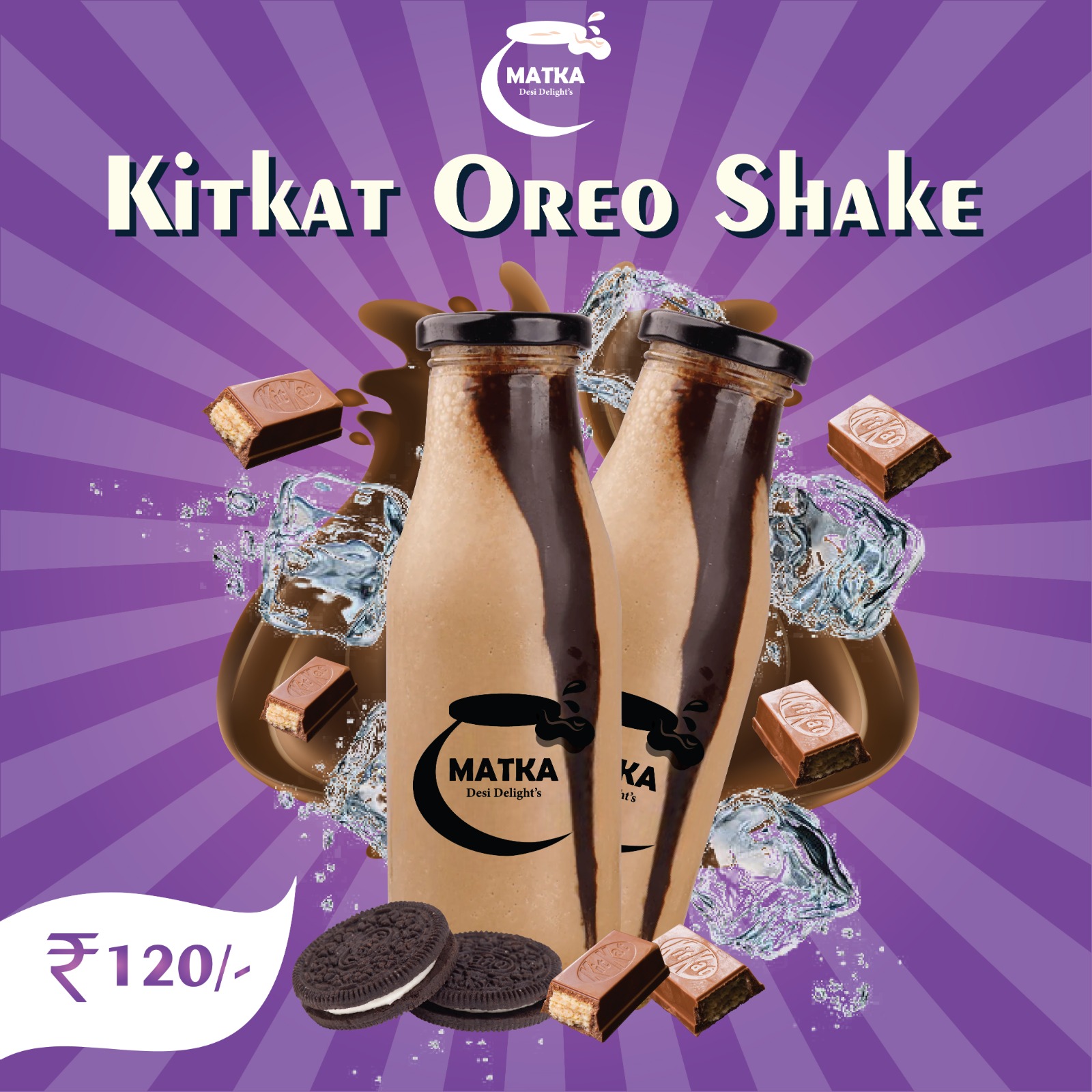 Kitkat Oreo Shake